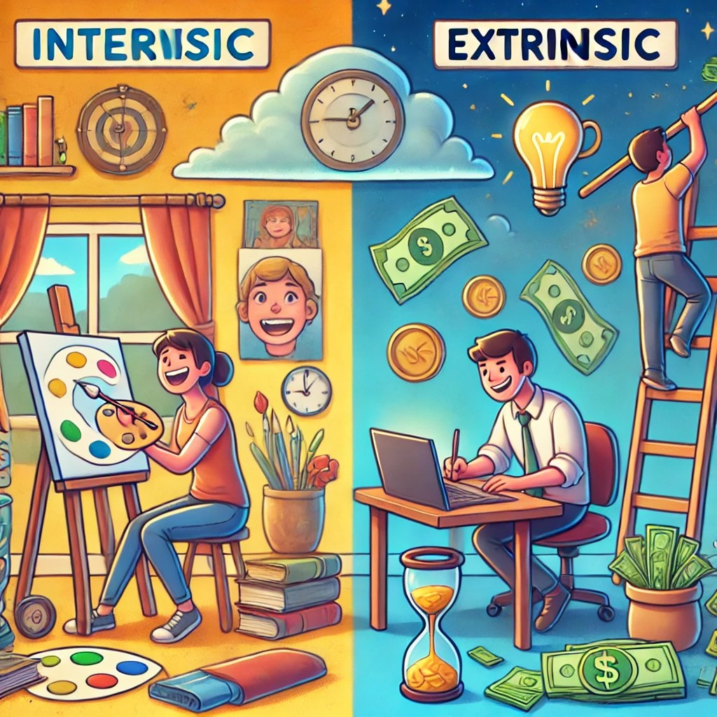 Tìm hiểu sự khác biệt giữa động lực nội tại và ngoại&nbsp;tại