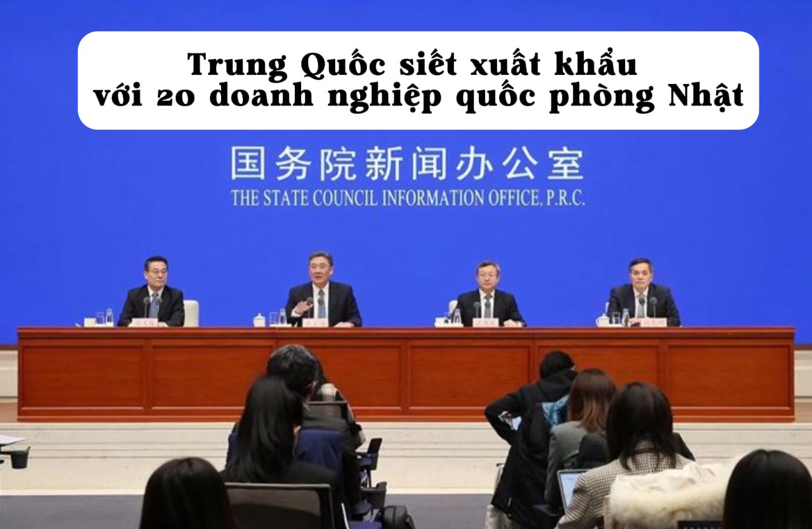 Trung Quốc đưa 20 doanh nghiệp quốc phòng Nhật vào diện hạn chế xuất khẩu – Đòn đáp trả căng thẳng mới