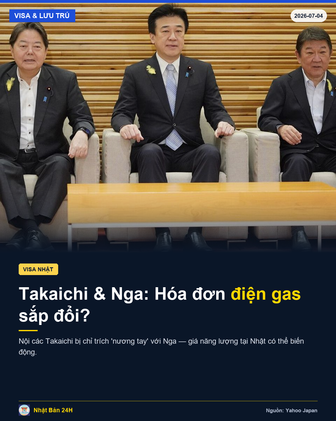 Chính quyền Takaichi và bài toán năng lượng: Nhật Bản đang “nương tay” với Nga?