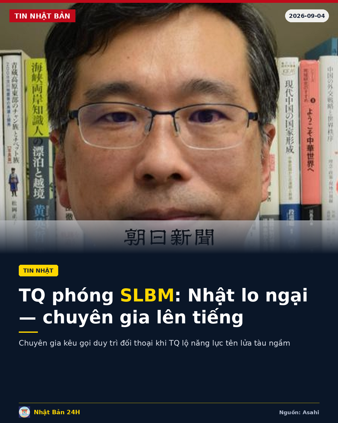 Trung Quốc phóng tên lửa đạn đạo từ tàu ngầm: Chuyên gia Nhật cảnh báo gì và tác động với người Việt sống tại Nhật?